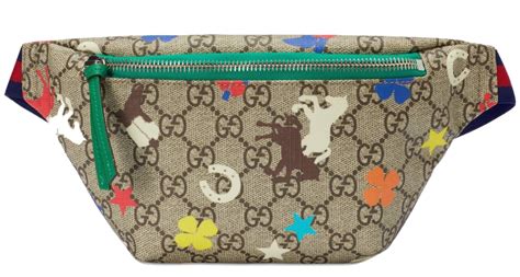 cream gucci fanny pack|gucci fanny pack for women.